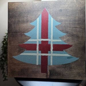 Handmade Christmas Tree Sign